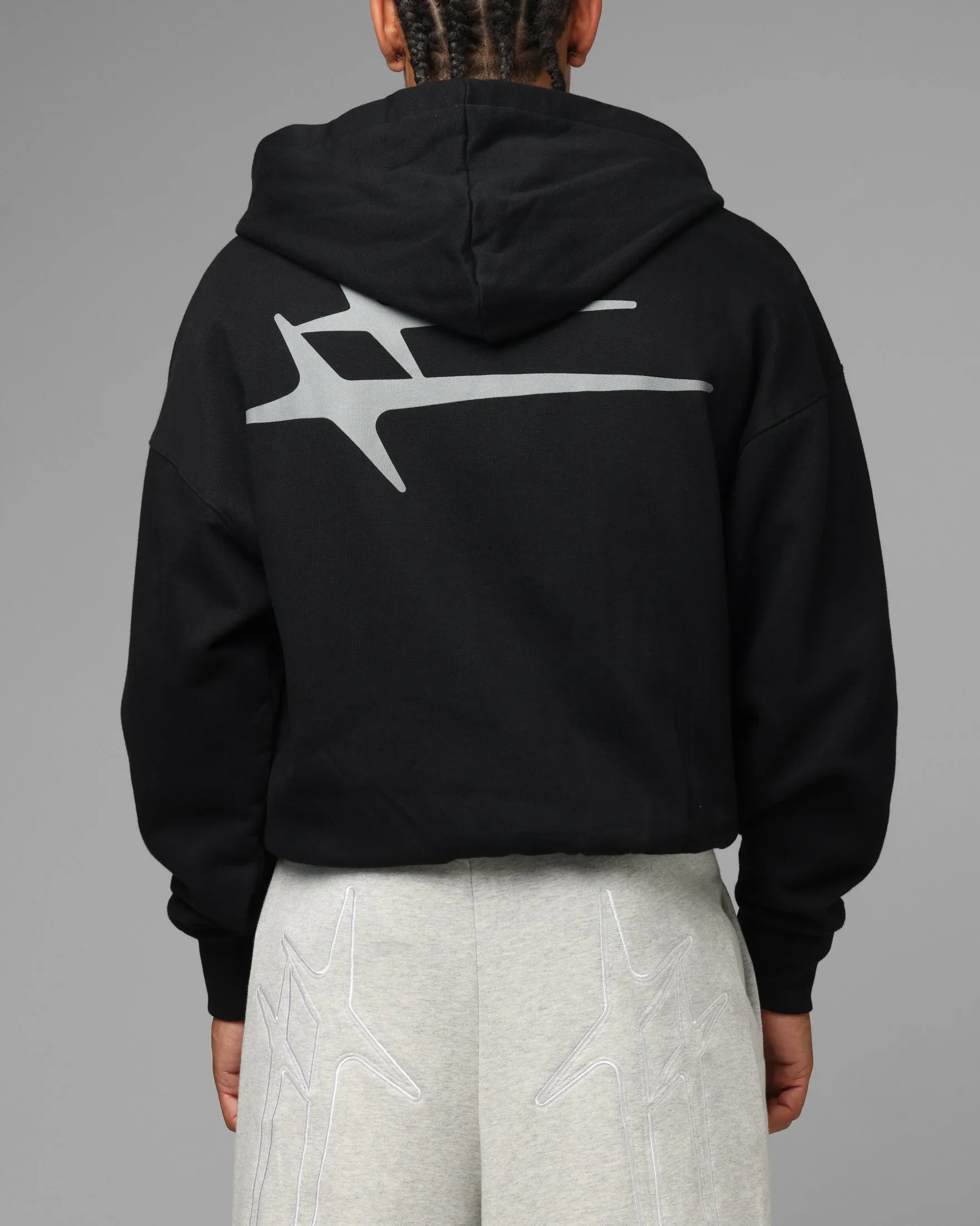 Loiter Ultra Hybrid Zip Hoodie Black sold by Culture Kings product image thumbnail 2