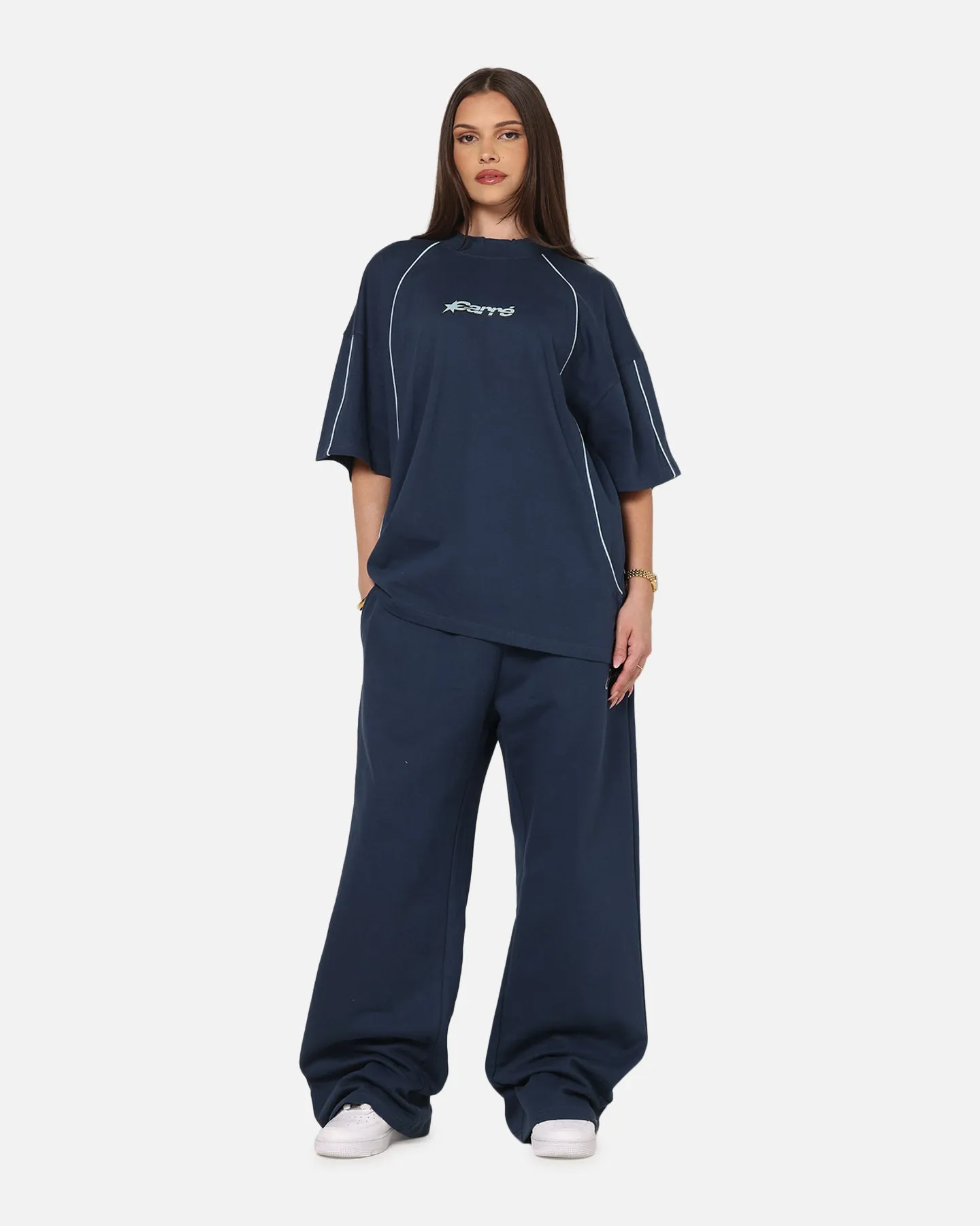 Carre International Star T-Shirt Navy sold by Culture Kings product image thumbnail 3