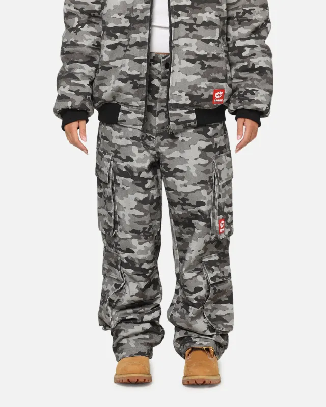 Carre Camo Baggy Pants Black Camo sold by Culture Kings