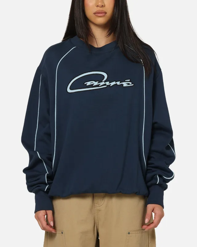 Carre International Star Crewneck Navy made by Culture Kings