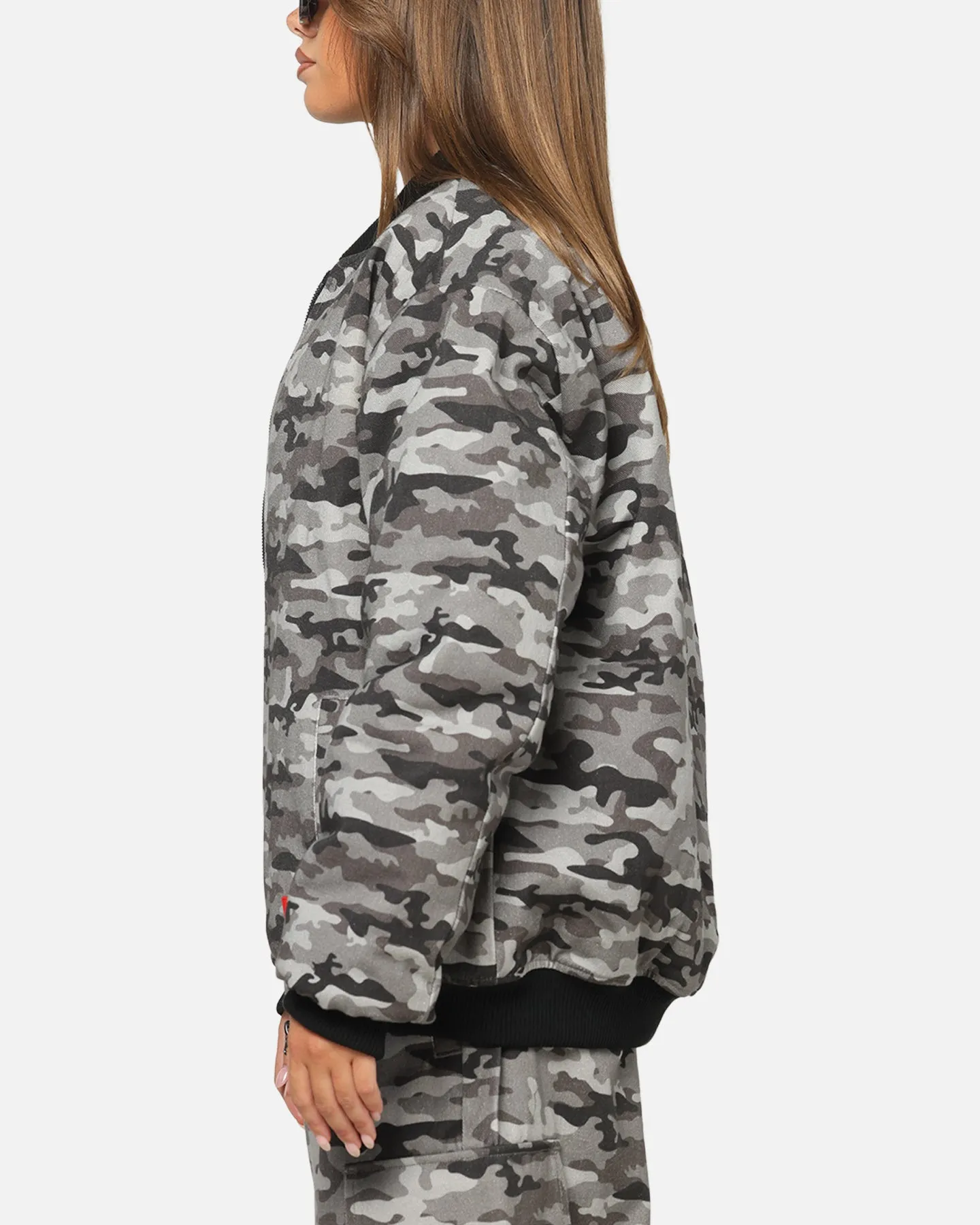 Carre Camo Bomber Jacket Black Camo sold by Culture Kings product image thumbnail 5
