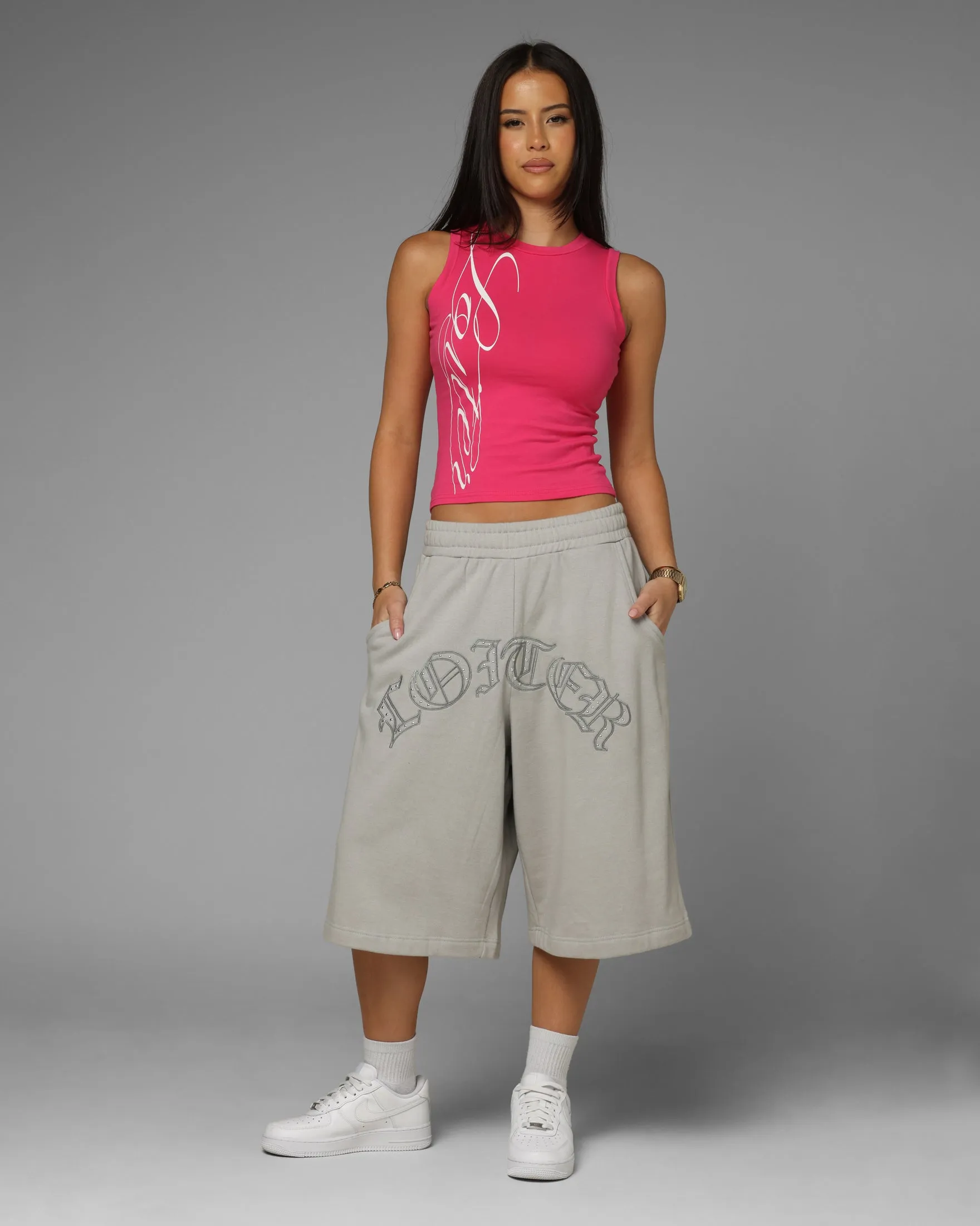 Loiter Destruct Sweat Shorts Grey sold by Culture Kings product image thumbnail 2