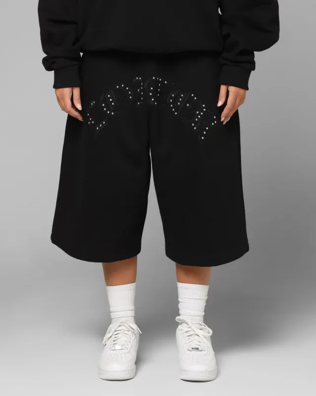 Loiter Destruct Sweat Shorts Black sold by Culture Kings
