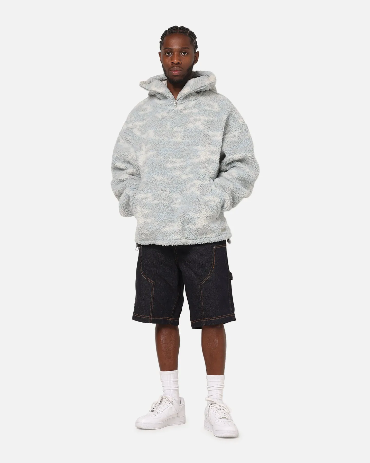 Carre Sherpa Hooded Jumper Snow Camo sold by Culture Kings product image thumbnail 5