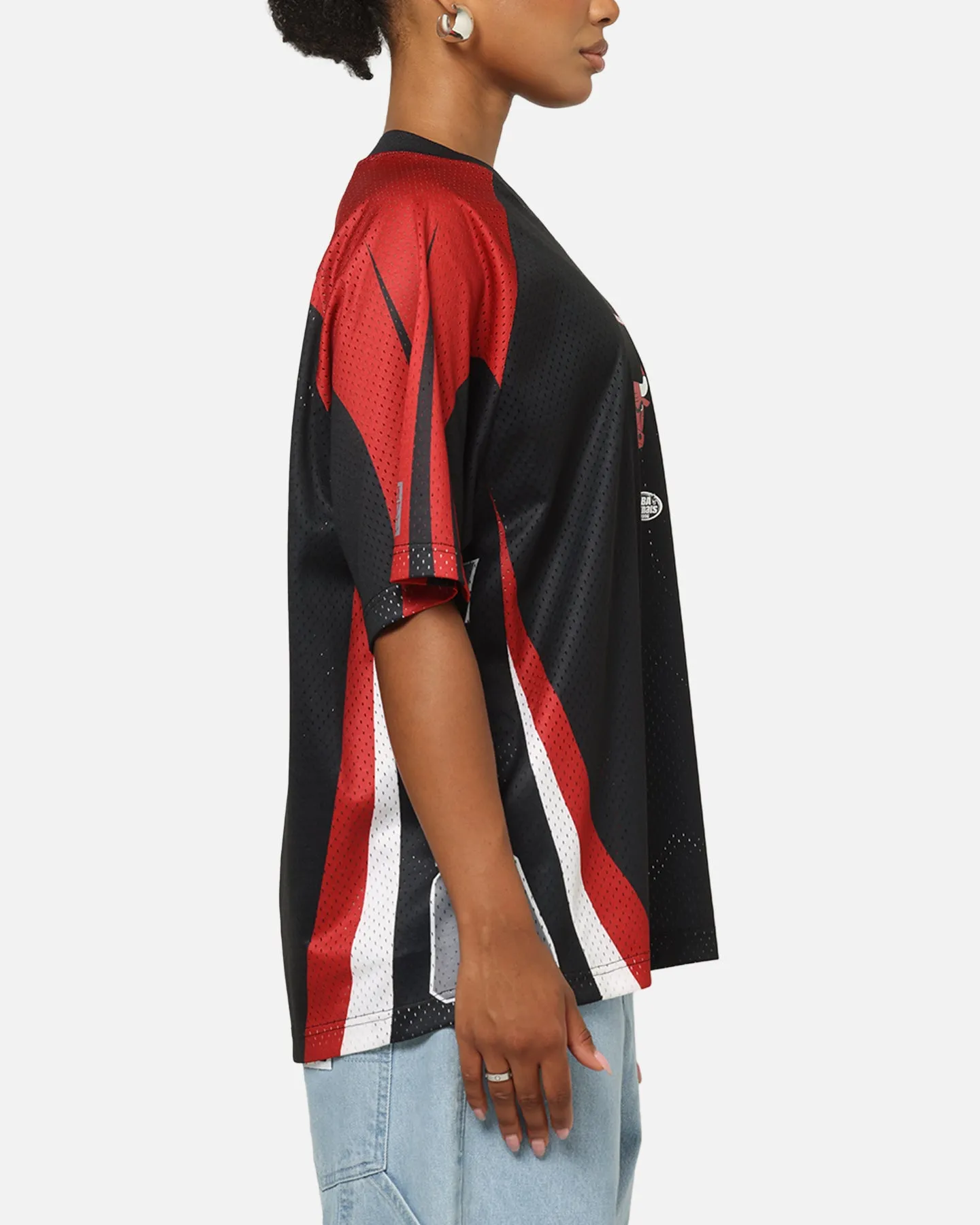 Mitchell & Ness Chicago Bulls Warehouse Rave Jersey Black/Red sold by Culture Kings product image thumbnail 5
