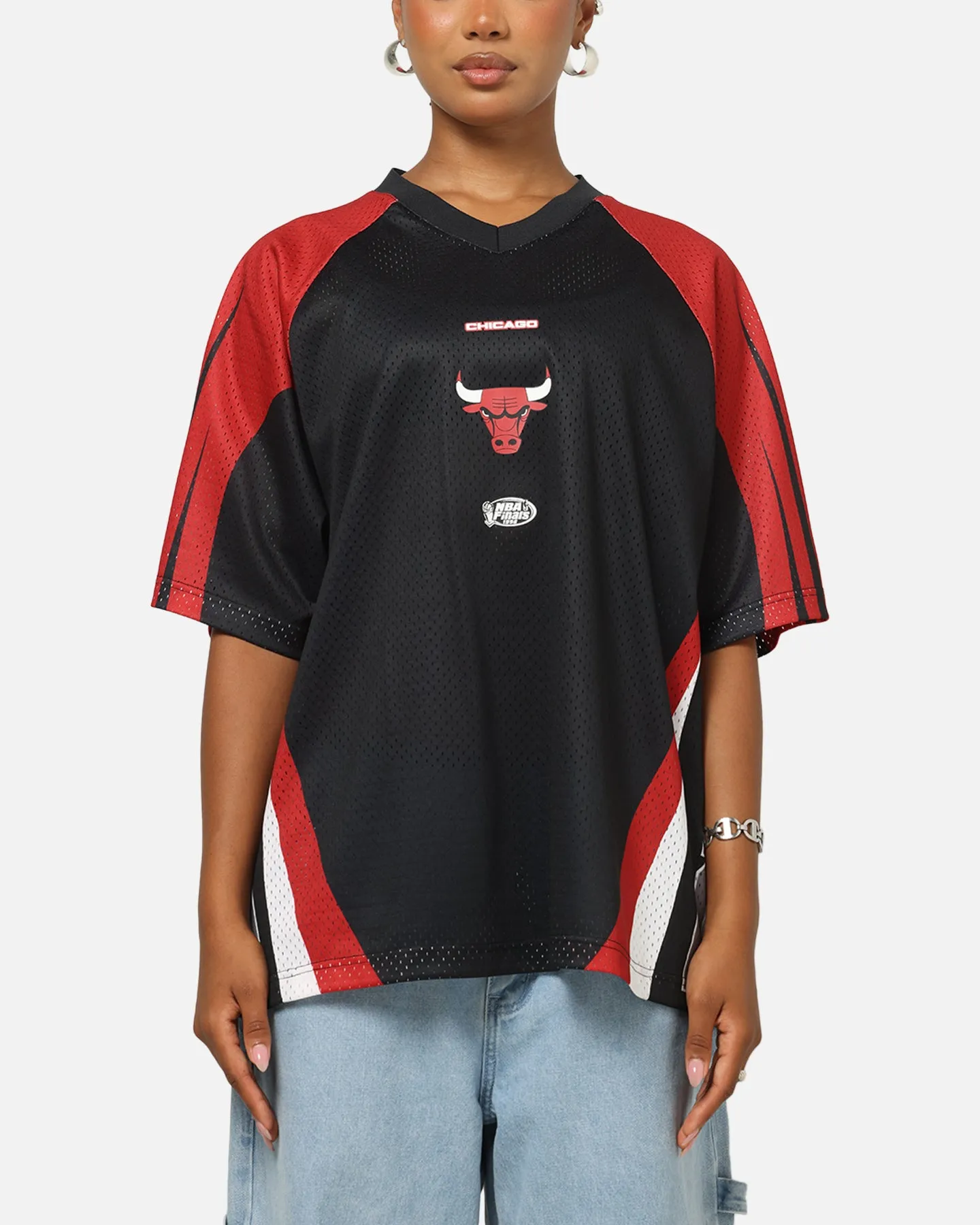 Mitchell & Ness Chicago Bulls Warehouse Rave Jersey Black/Red sold by Culture Kings product image thumbnail 2