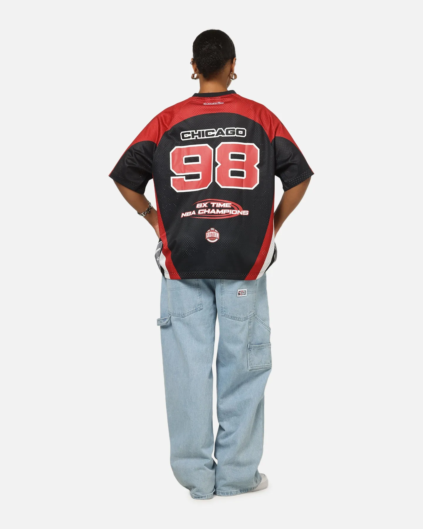 Mitchell & Ness Chicago Bulls Warehouse Rave Jersey Black/Red sold by Culture Kings product image thumbnail 4
