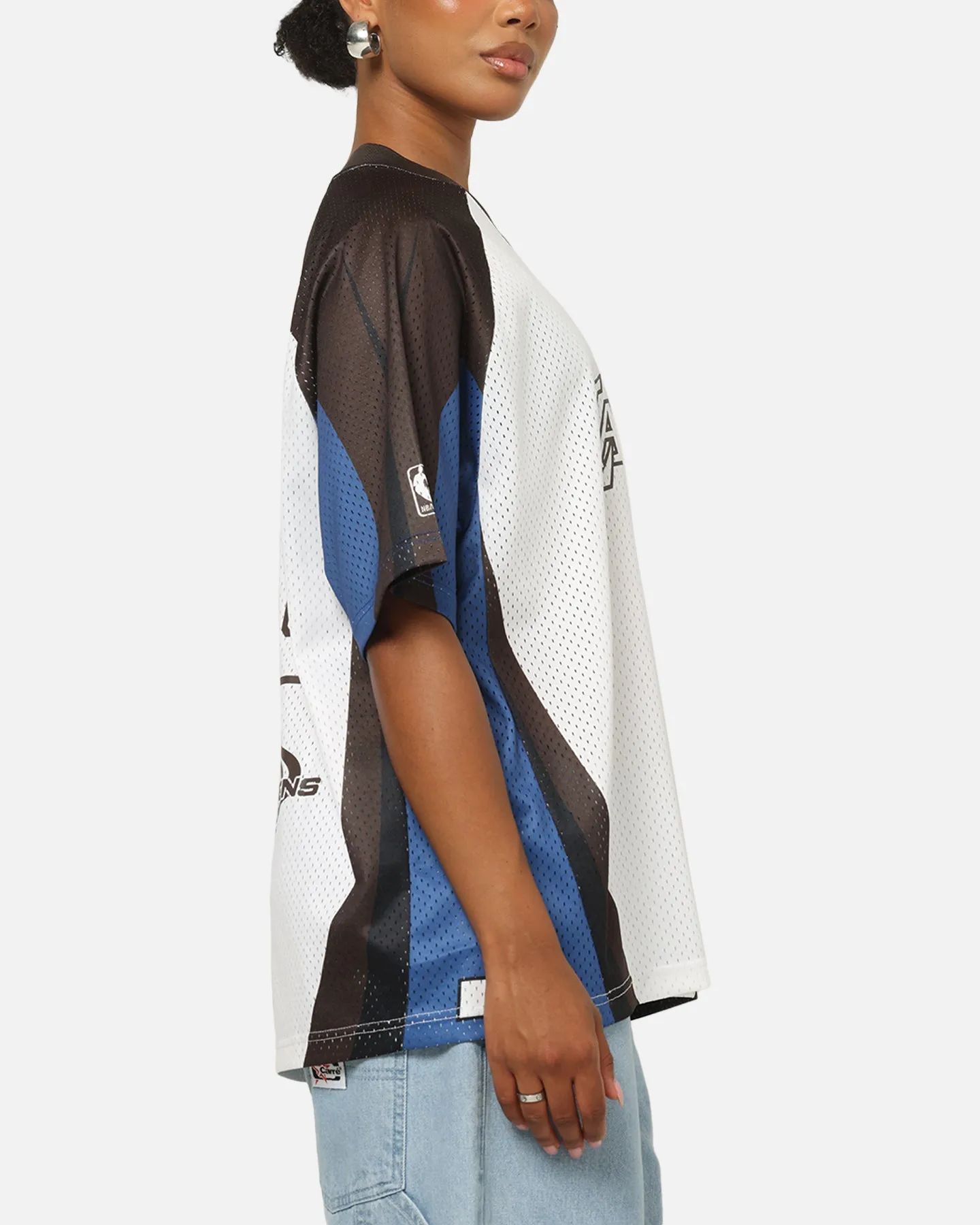 Mitchell & Ness Los Angeles Lakers Warehouse Rave Jersey White/Brown sold by Culture Kings product image thumbnail 5