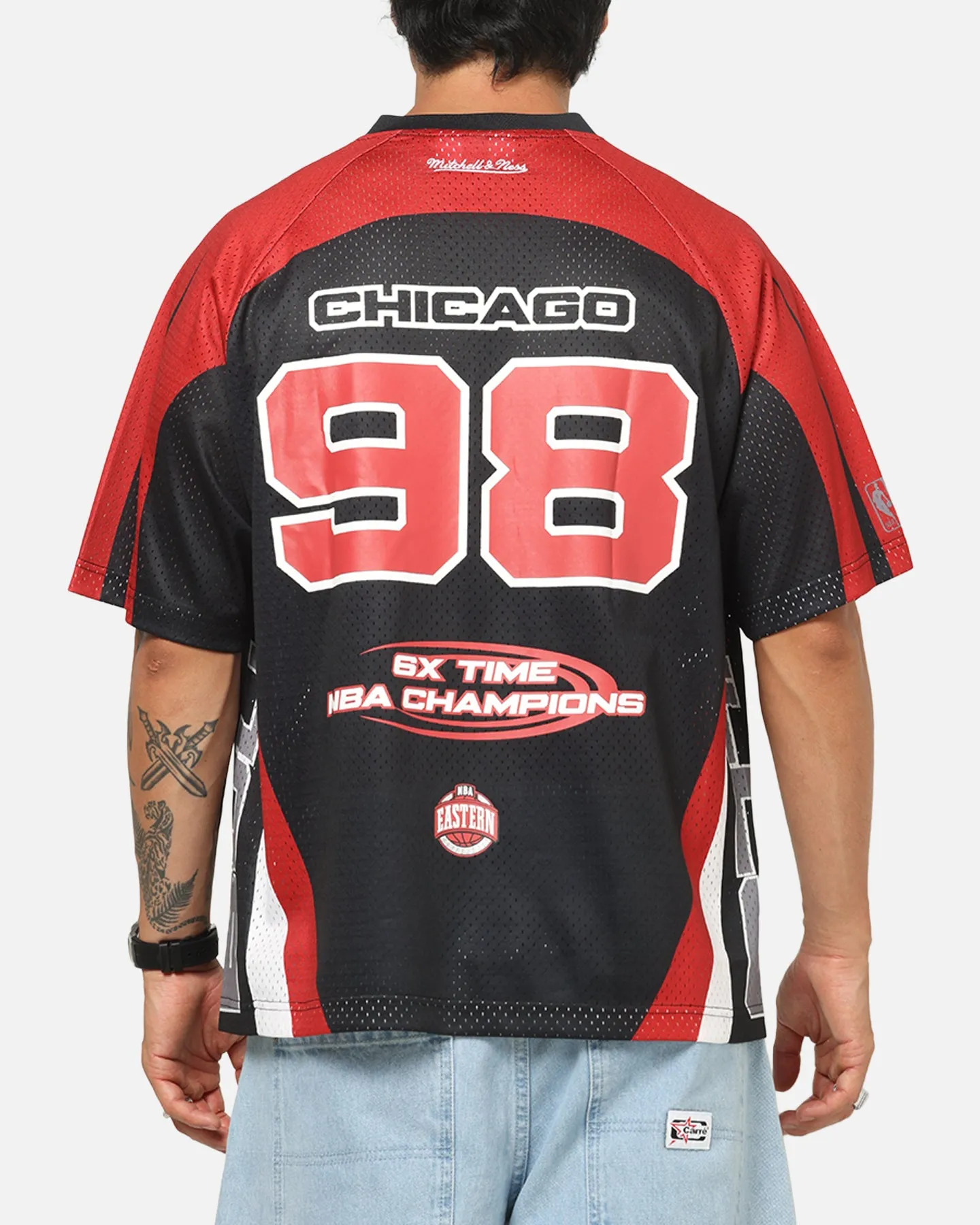 Mitchell & Ness Chicago Bulls Warehouse Rave Jersey Black/Red sold by Culture Kings