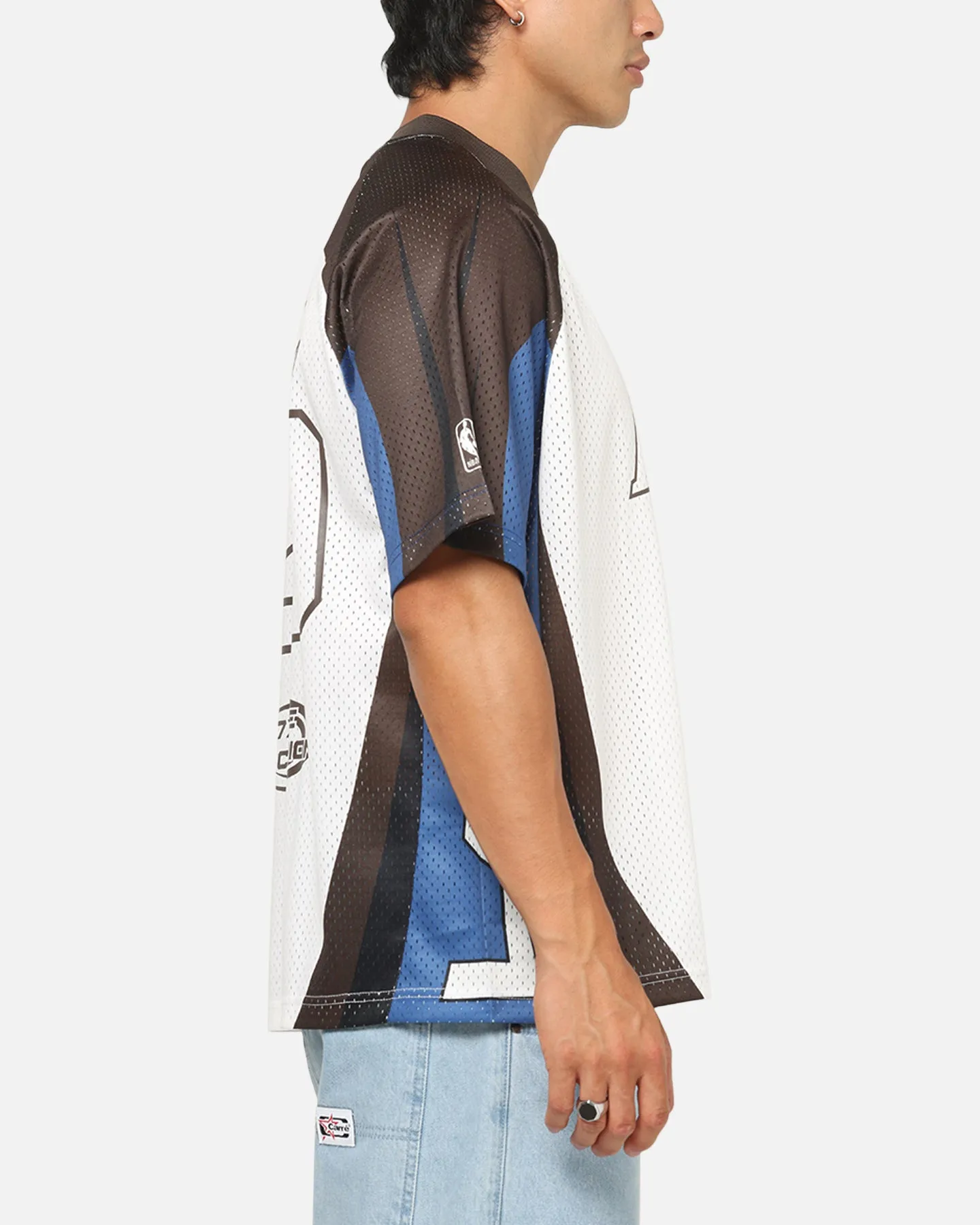 Mitchell & Ness Los Angeles Lakers Warehouse Rave Jersey White/Brown sold by Culture Kings product image thumbnail 5