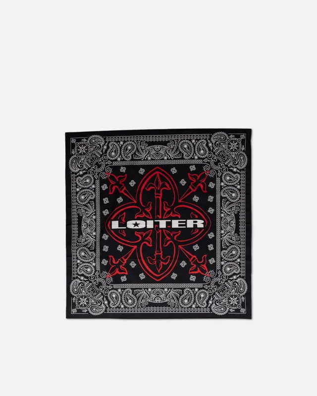 Loiter Bandana Black sold by Culture Kings