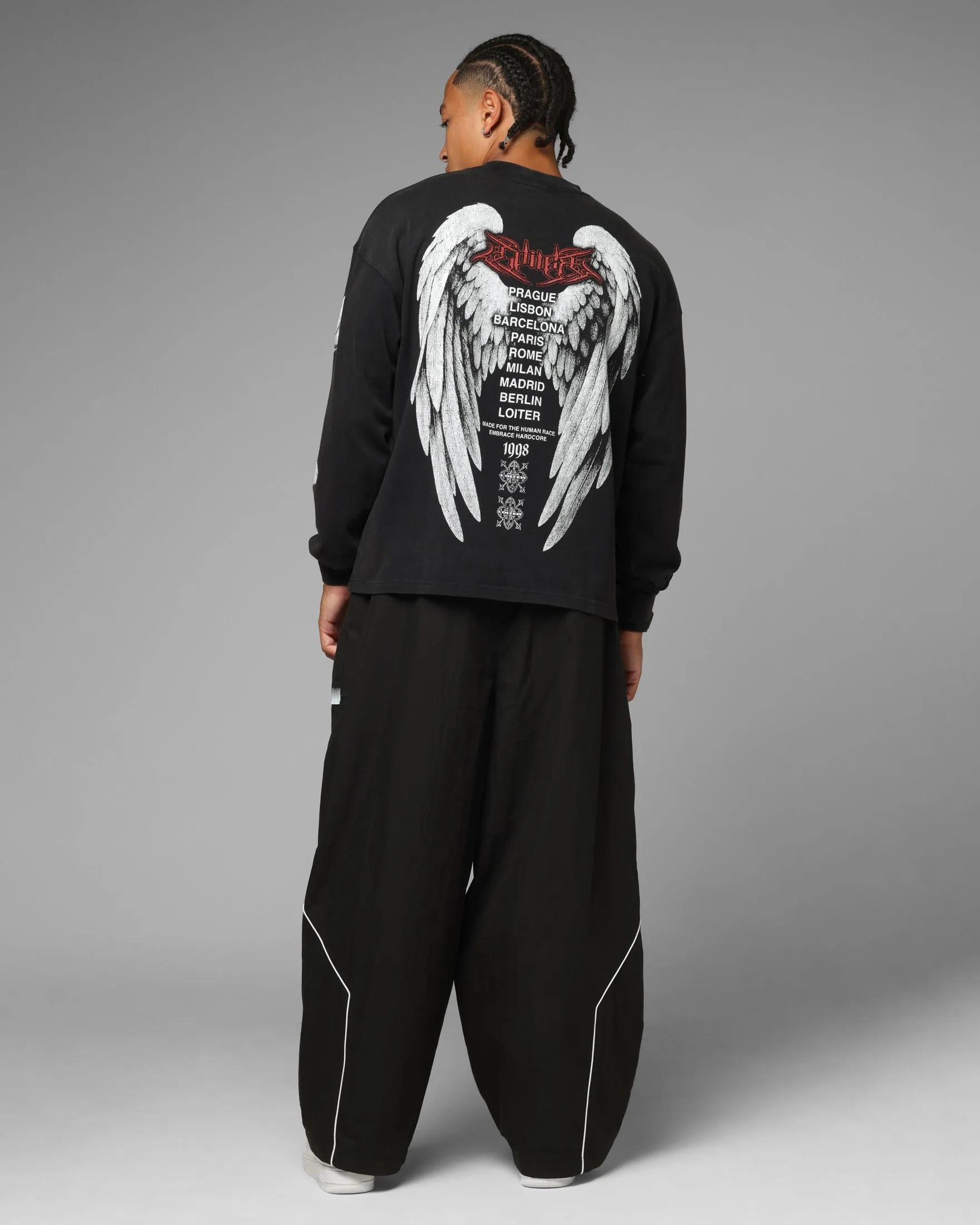 Loiter Dove Vintage Long Sleeve T-Shirt Black sold by Culture Kings product image thumbnail 4