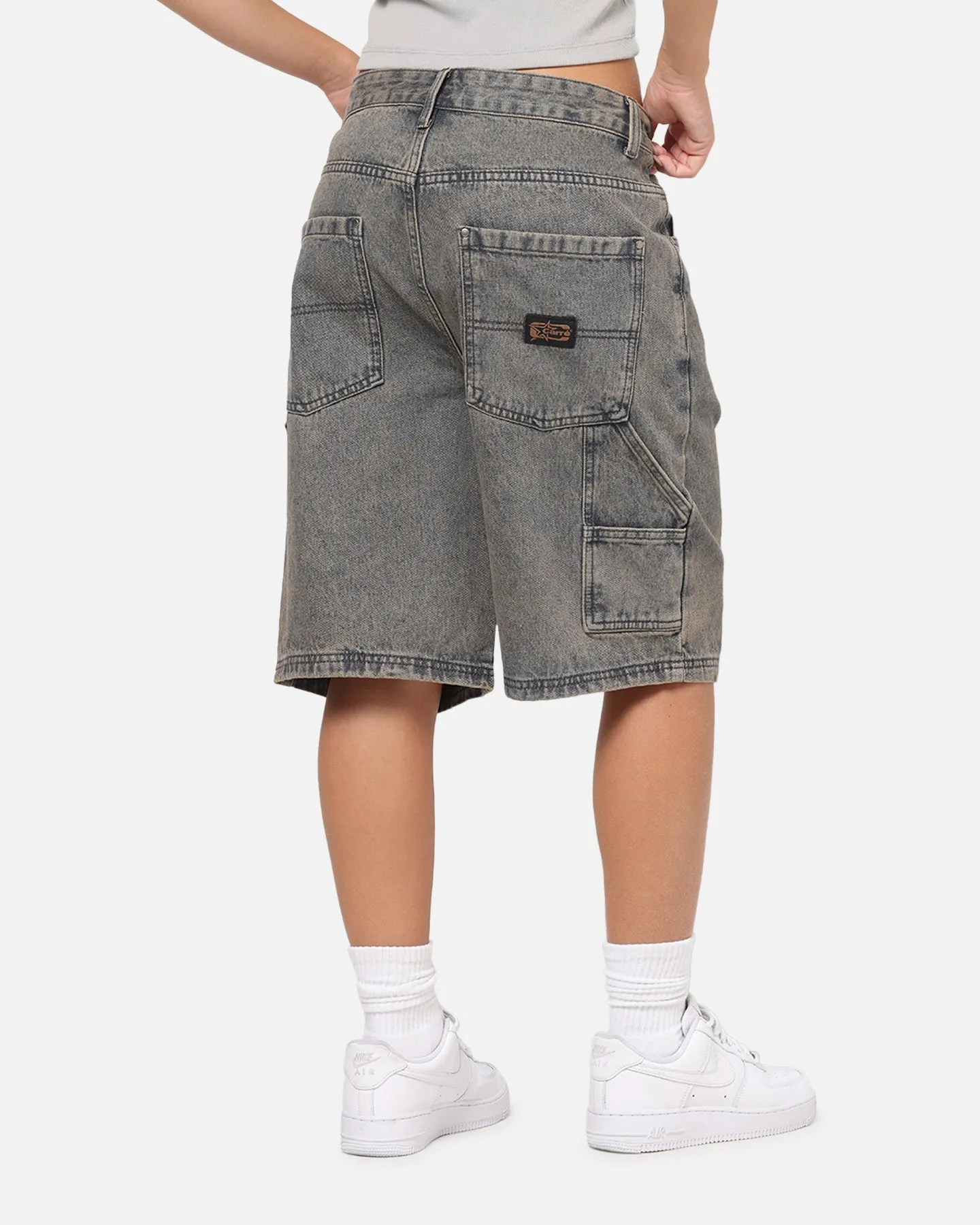 Carre Carpenter Jorts Washed Grey sold by Culture Kings