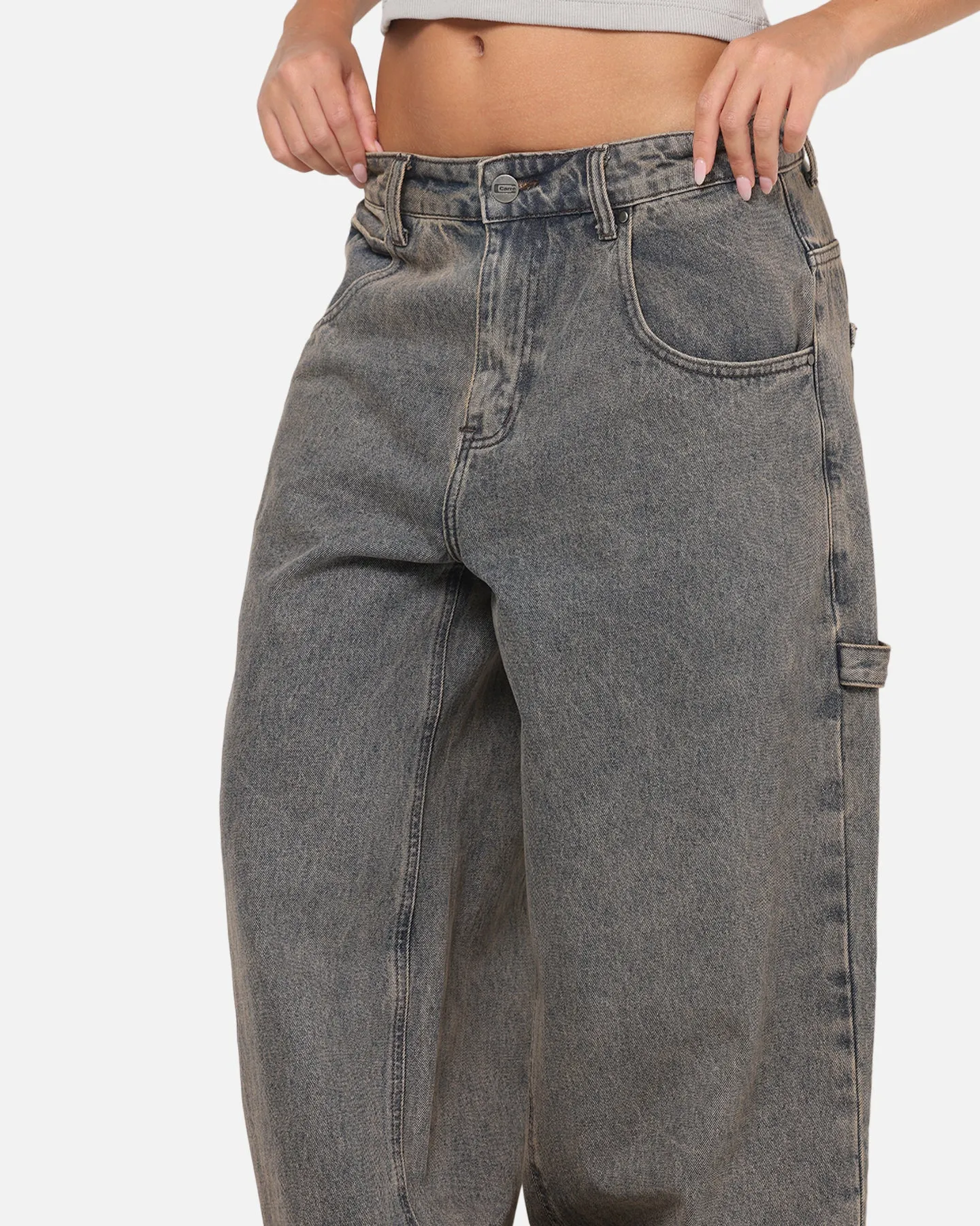 Carre Baggy Carpenter Jeans Washed Grey sold by Culture Kings product image thumbnail 4