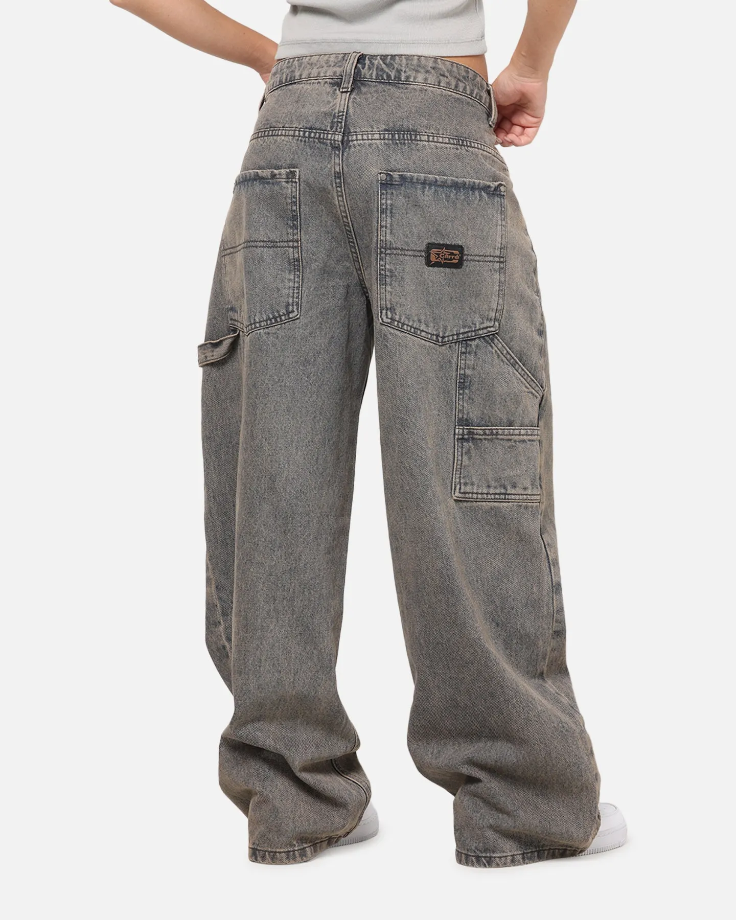 Carre Baggy Carpenter Jeans Washed Grey sold by Culture Kings