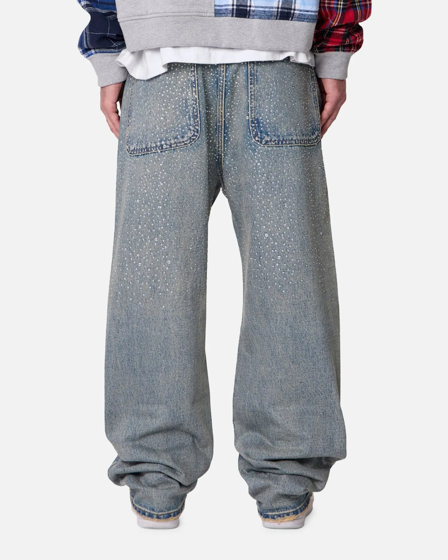 MNML Ultra Baggy Gem Denim Jeans Blue sold by Culture Kings product image thumbnail 4