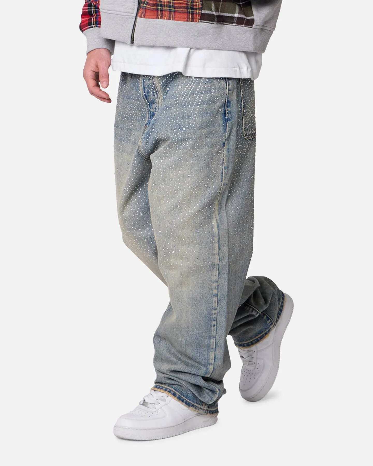 MNML Ultra Baggy Gem Denim Jeans Blue sold by Culture Kings product image thumbnail 5