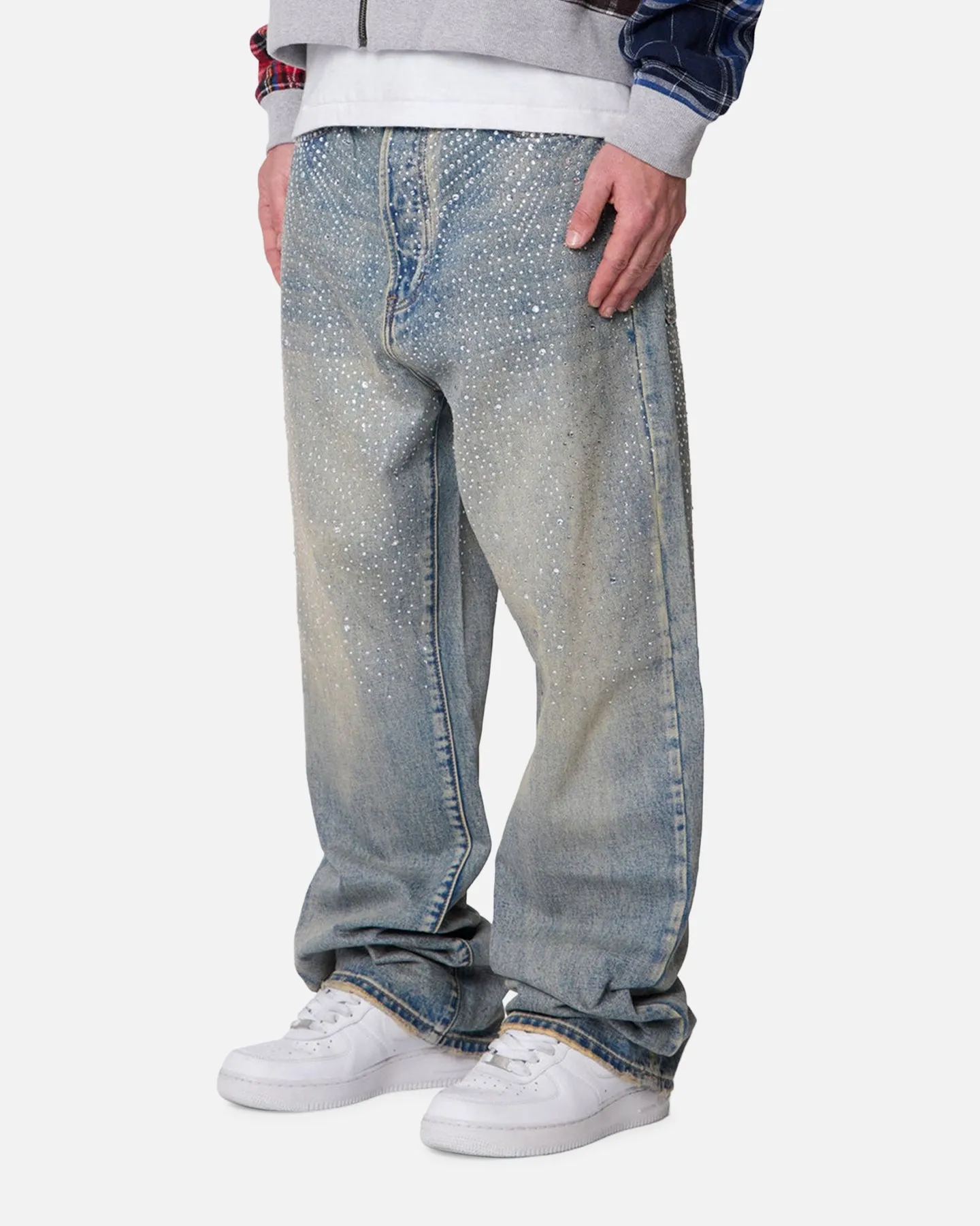 MNML Ultra Baggy Gem Denim Jeans Blue sold by Culture Kings product image thumbnail 2
