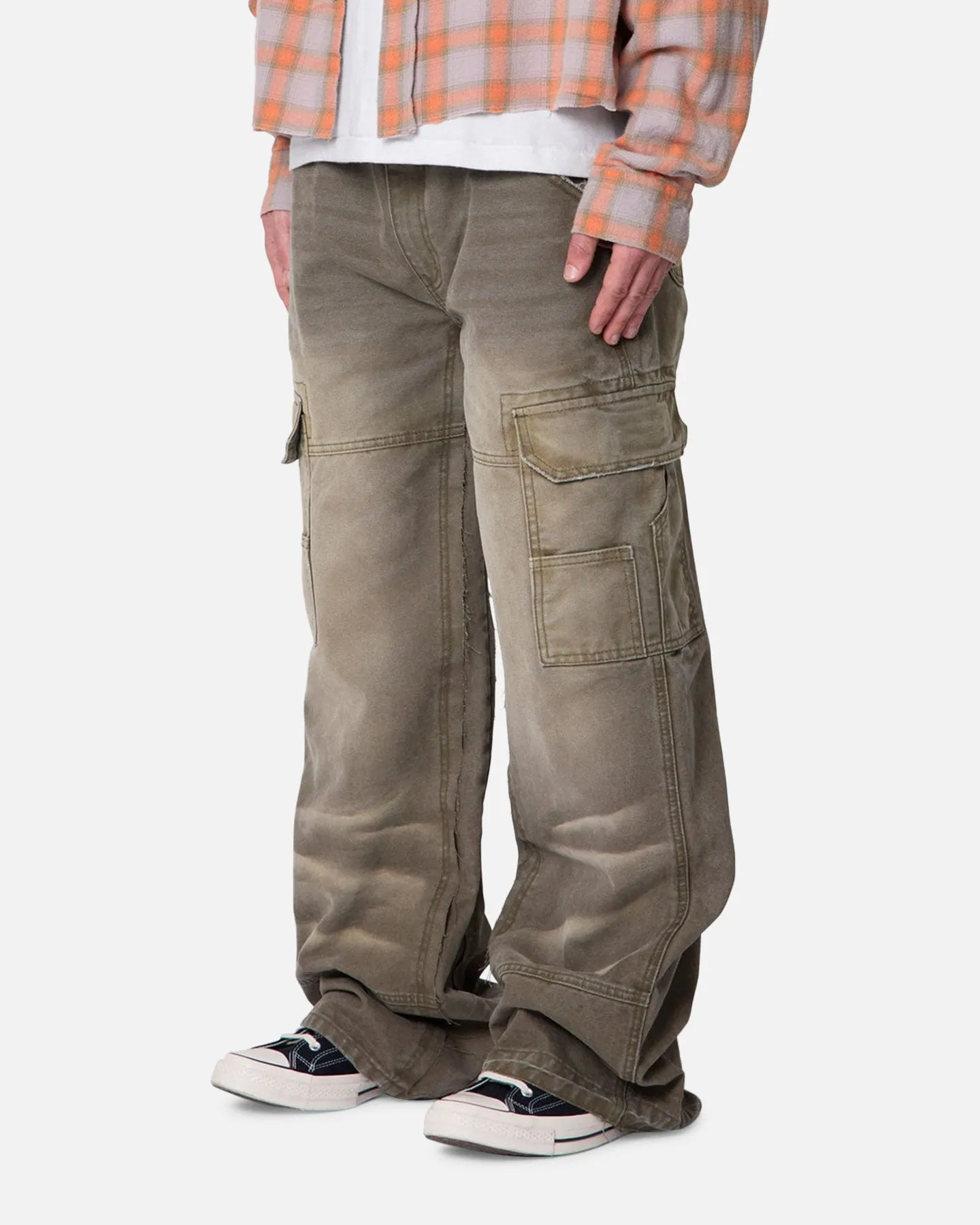 MNML Double Knee Cargo Pants Olive sold by Culture Kings product image thumbnail 2