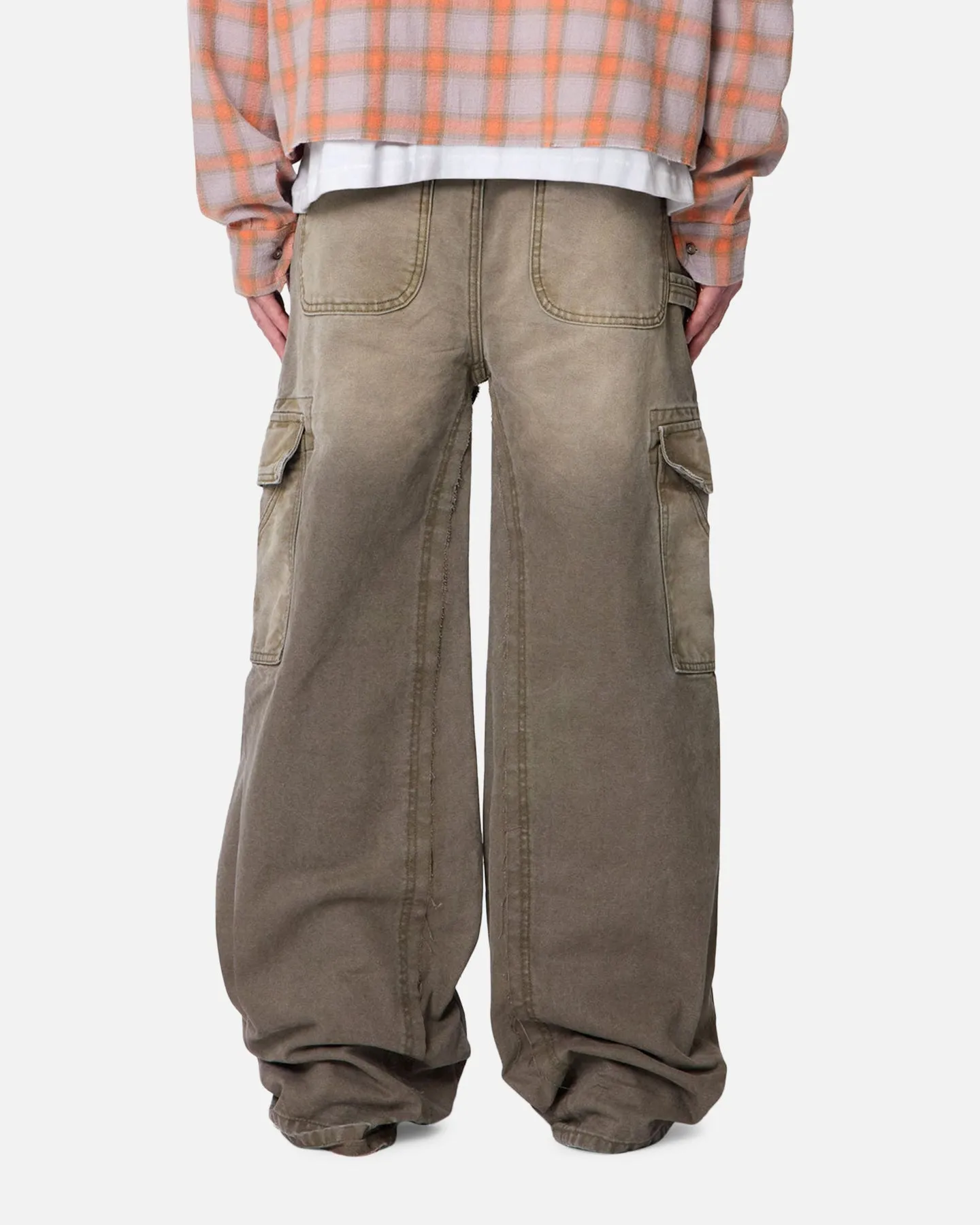 MNML Double Knee Cargo Pants Olive sold by Culture Kings product image thumbnail 4