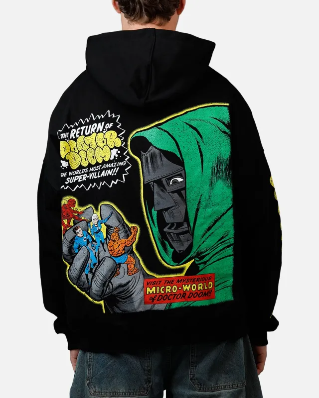 73Studio Marvel Fantastic Four Doctor Doom Villain Premium Hoodie Black sold by Culture Kings