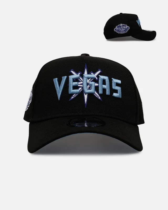 New Era Vegas Golden Knights 'Black And Sky Blue' 9FORTY A-Frame Snapback Black/Sky Blue sold by Culture Kings