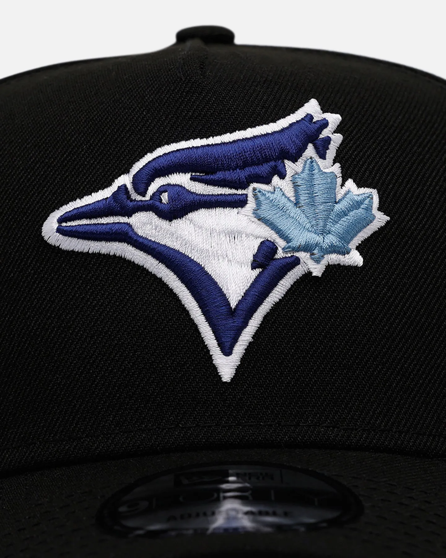 New Era Toronto Blue Jays 'Black And Sky Blue' 9FORTY A-Frame Snapback Black/Sky Blue sold by Culture Kings product image thumbnail 5