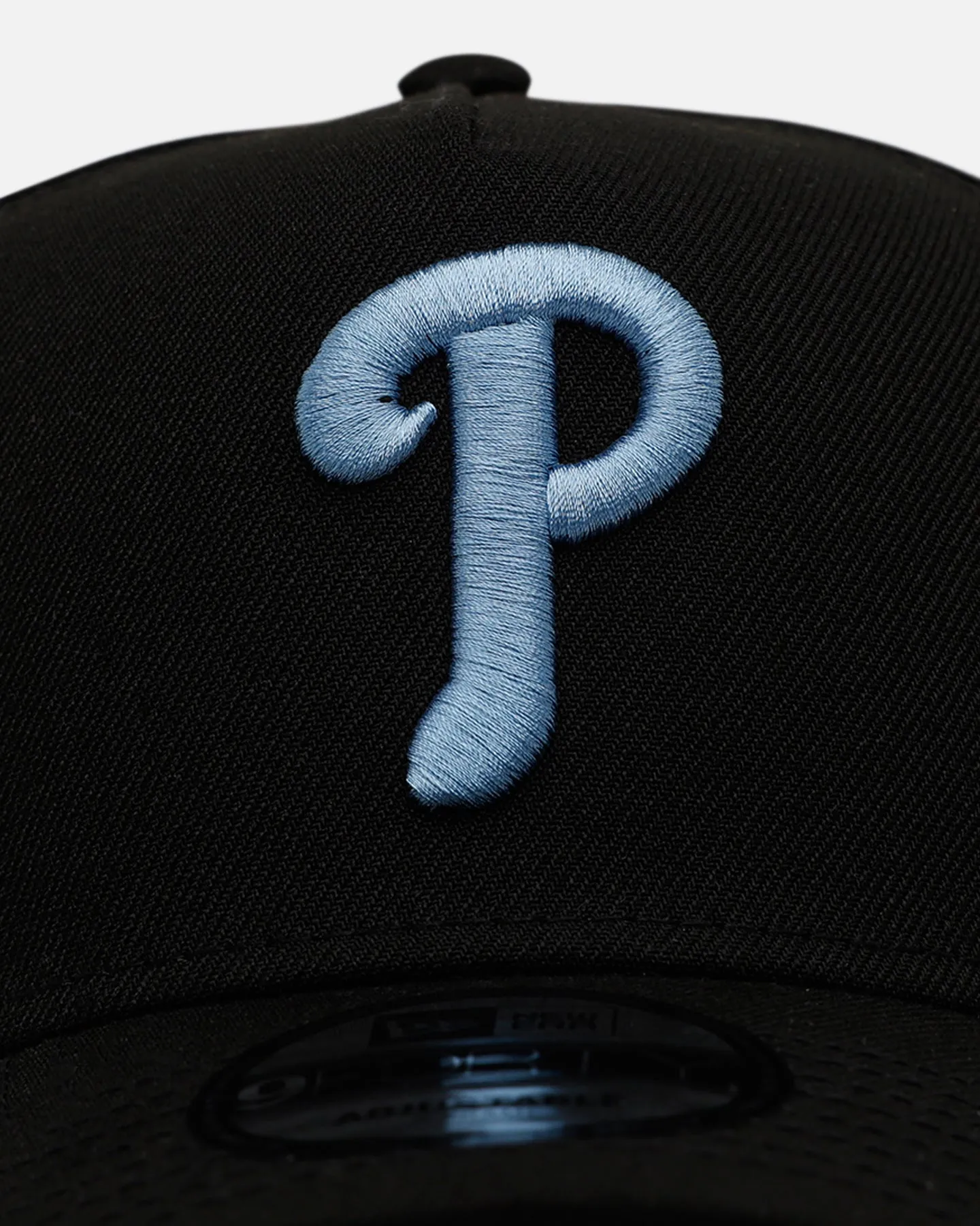 New Era Philadelphia Phillies 'Black And Sky Blue' 9FORTY A-Frame Snapback Black/Sky Blue sold by Culture Kings product image thumbnail 5