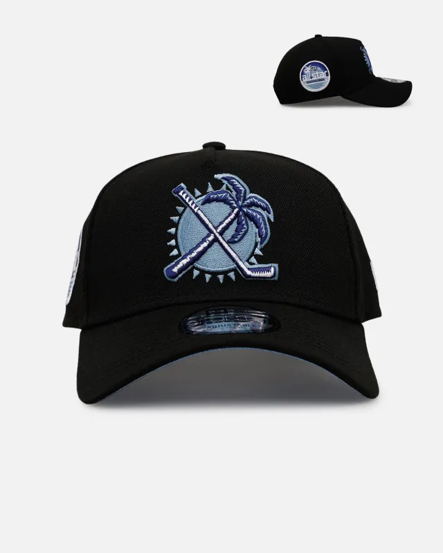 New Era Florida Panthers 'Black And Sky Blue' 9FORTY A-Frame Snapback Black/Sky Blue sold by Culture Kings