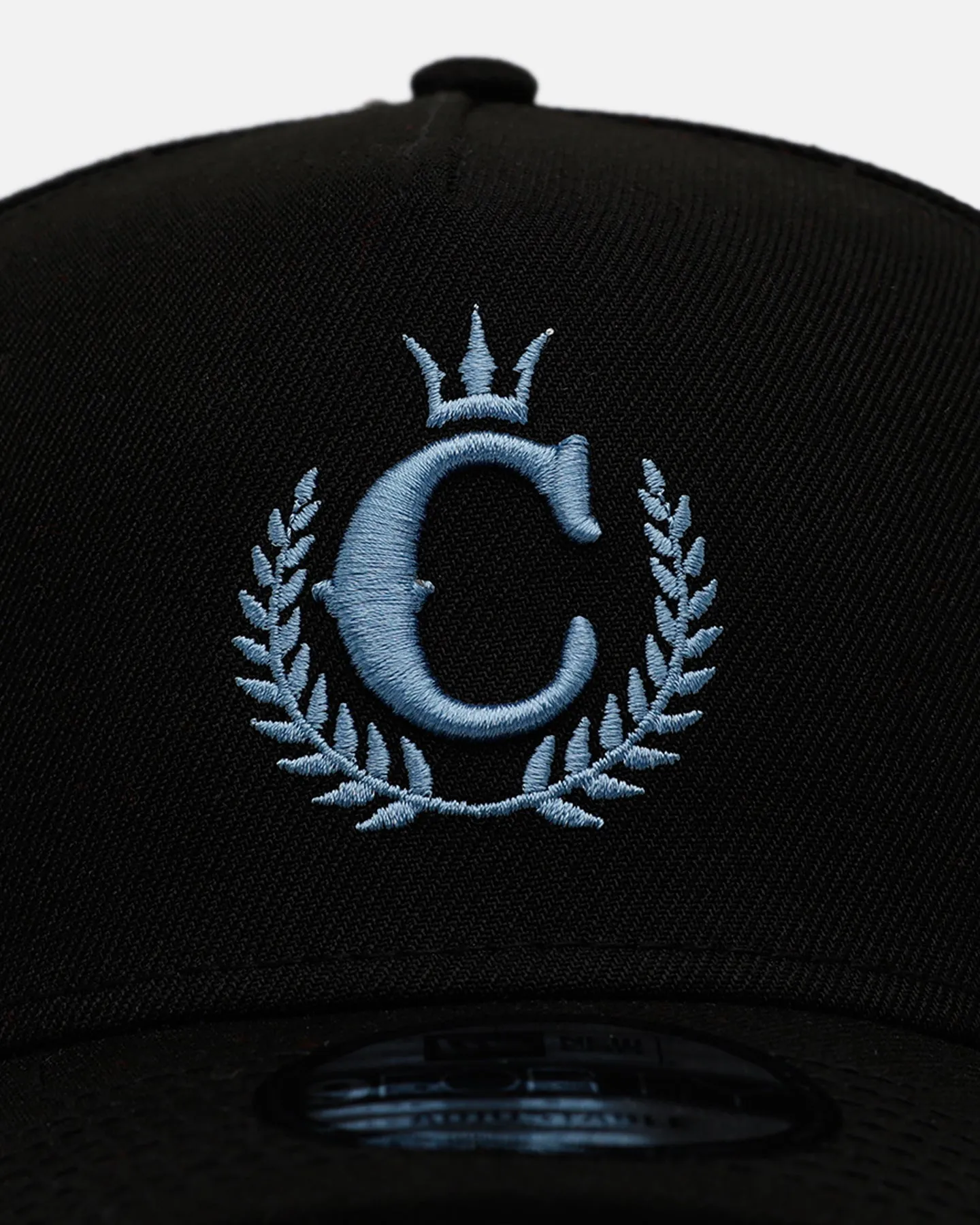New Era X Culture Kings 'Black & Sky Blue' 9FORTY A-Frame Snapback Black/Sky Blue sold by Culture Kings product image thumbnail 5