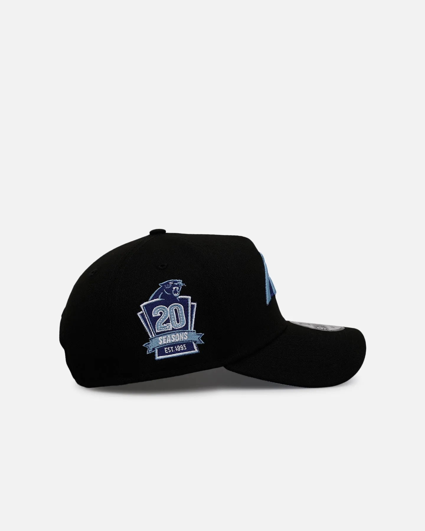 New Era Carolina Panthers 'Black And Sky Blue' 9FORTY A-Frame Snapback Black/Sky Blue sold by Culture Kings product image thumbnail 3