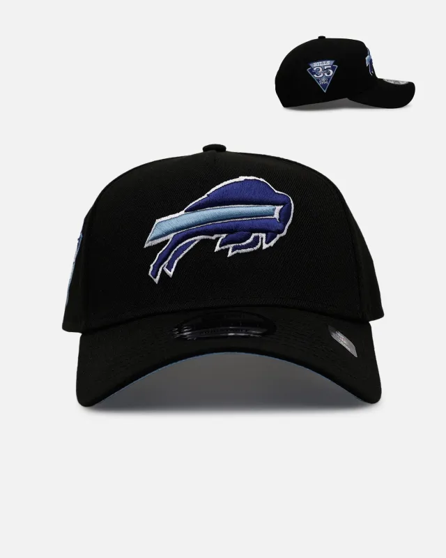 New Era Buffalo Bills 'Black And Sky Blue' 9FORTY A-Frame Snapback Black/Sky Blue sold by Culture Kings