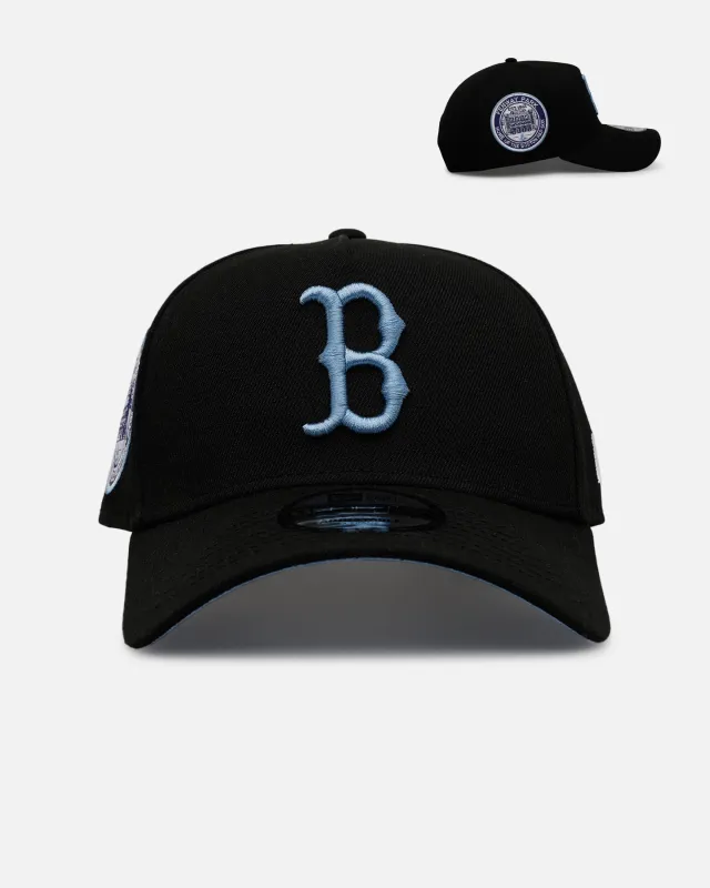 New Era Boston Red Sox 'Black And Sky Blue' 9FORTY A-Frame Snapback Black/Sky Blue sold by Culture Kings