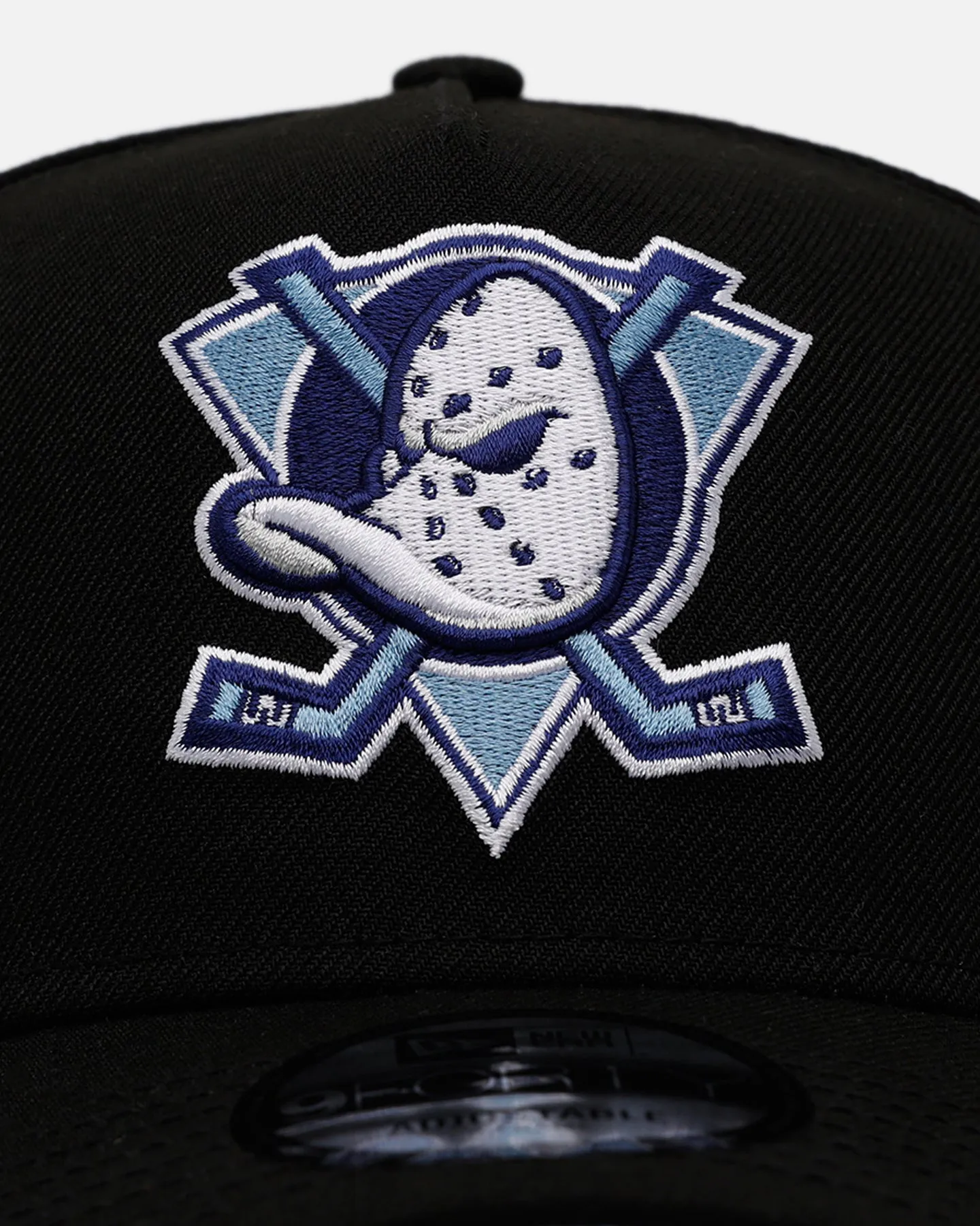 New Era Anaheim Ducks 'Black And Sky Blue' 9FORTY A-Frame Snapback Black/Sky Blue sold by Culture Kings product image thumbnail 5
