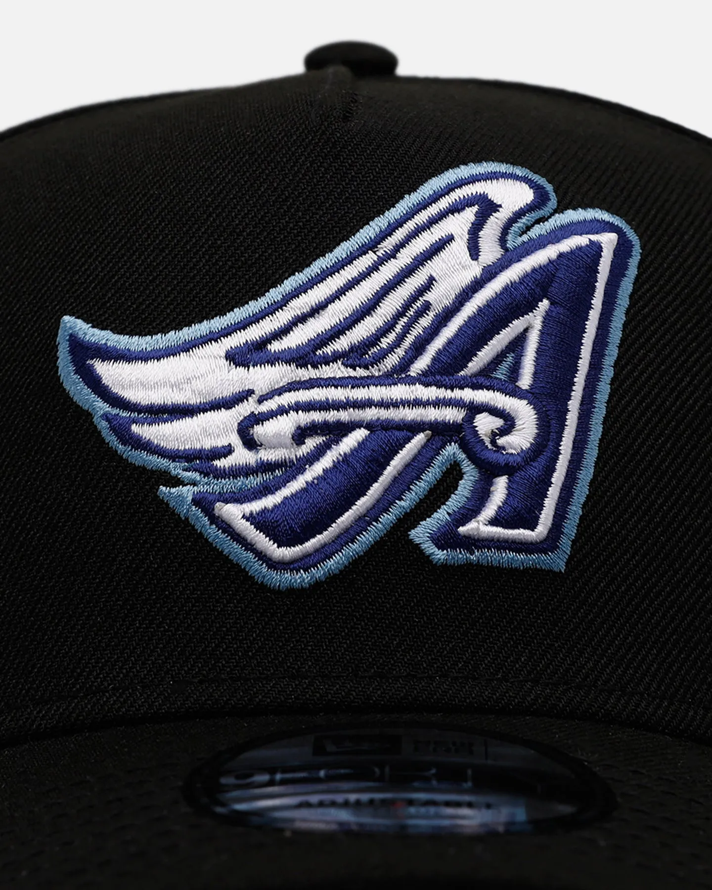 New Era Los Angeles Angels 'Black And Sky Blue' 9FORTY A-Frame Snapback Black/Sky Blue sold by Culture Kings product image thumbnail 5