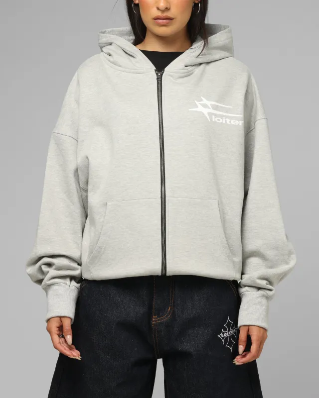 Loiter Ultra Hybrid Zip Hoodie Grey sold by Culture Kings
