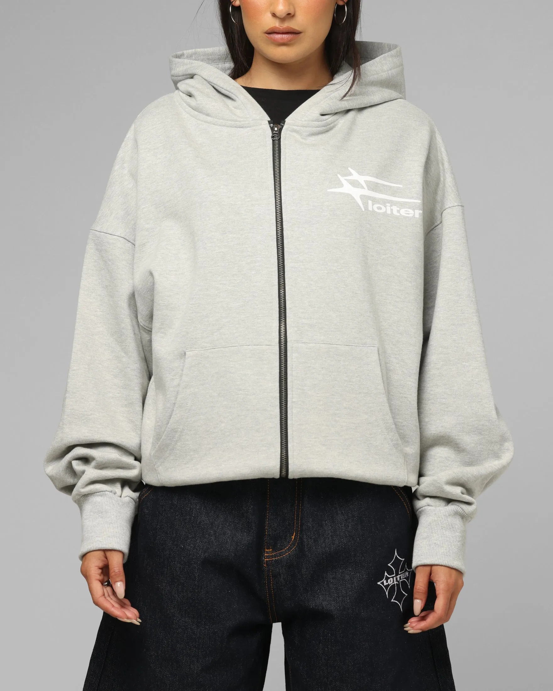 Loiter Hybrid Premium Hoodie Grey sold by Culture Kings