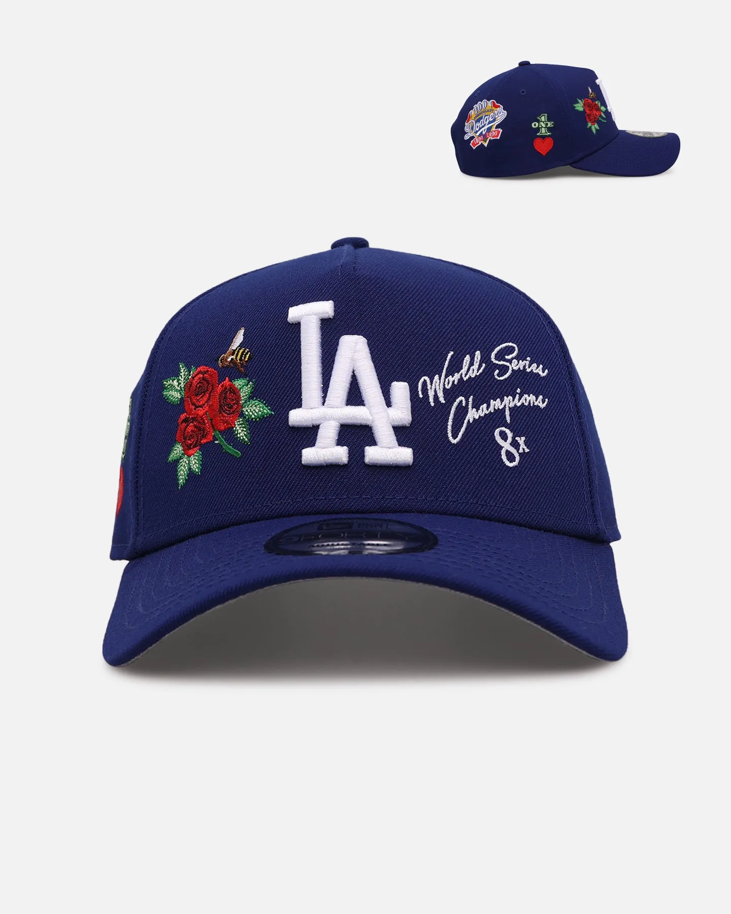New Era Los Angeles Dodgers 'One Love' 9FORTY A-Frame Snapback Official Team Color sold by Culture Kings