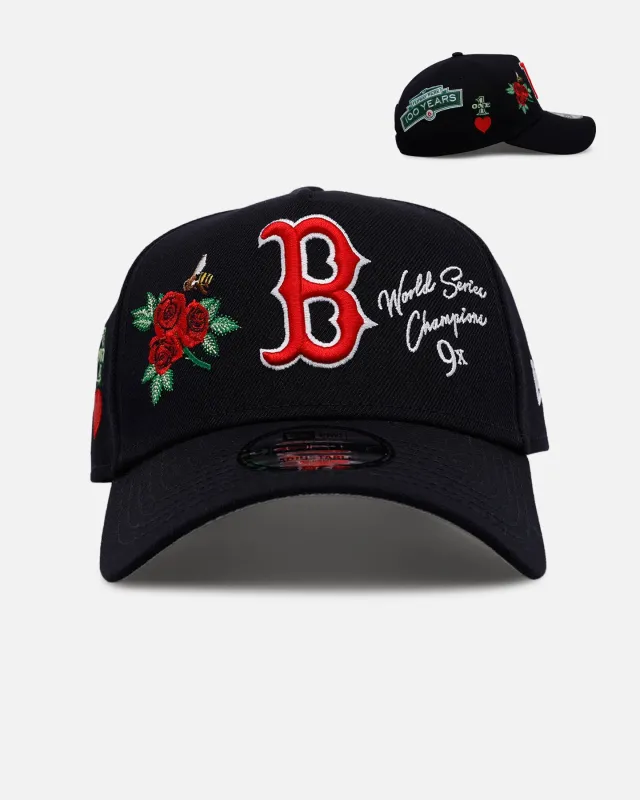 New Era Boston Red Sox 'One Love' 9FORTY A-Frame Snapback Official Team Color sold by Culture Kings