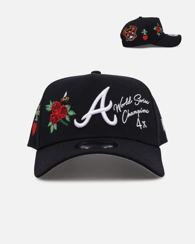New Era Atlanta Braves 'One Love' 9FORTY A-Frame Snapback Official Team Color sold by Culture Kings