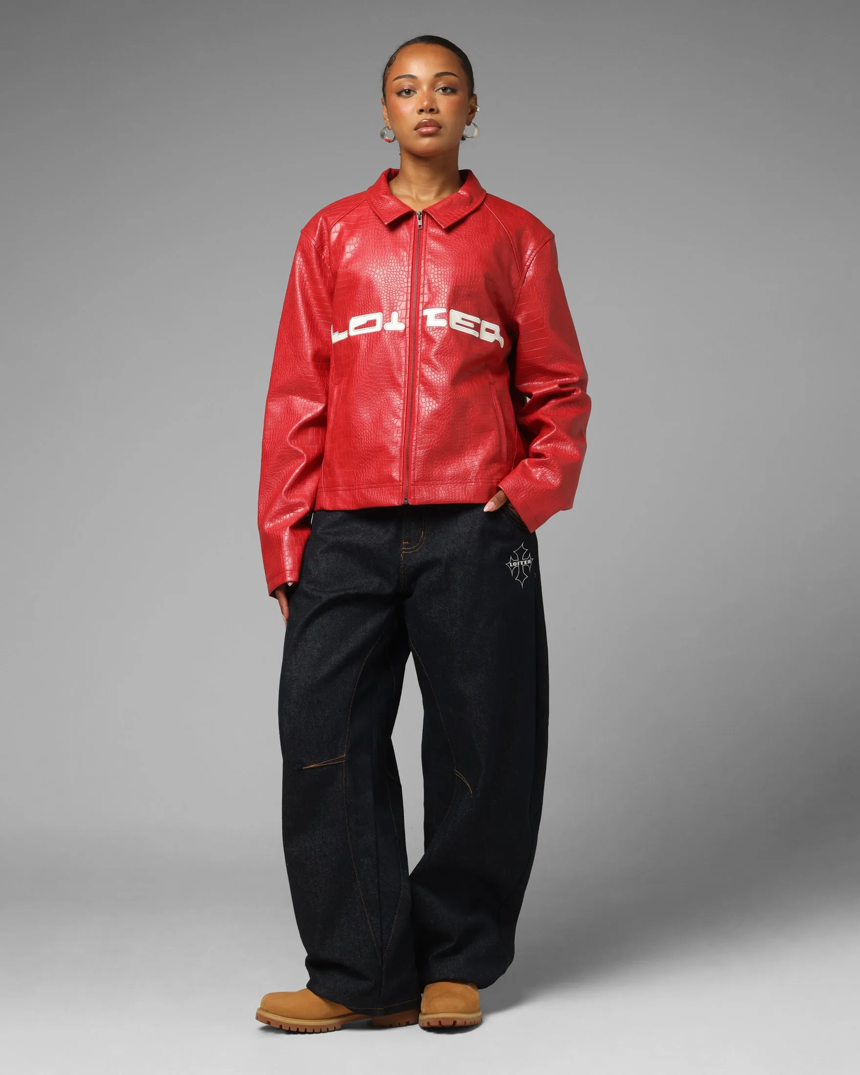 Loiter Speedster Jacket Red sold by Culture Kings product image thumbnail 3