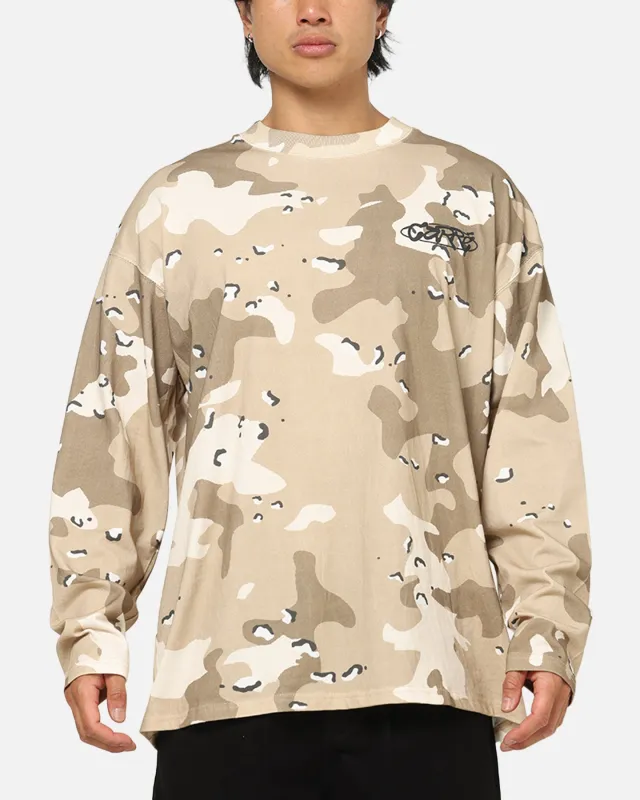 Carre Deserted Long Sleeve T-Shirt Brown Camo sold by Culture Kings