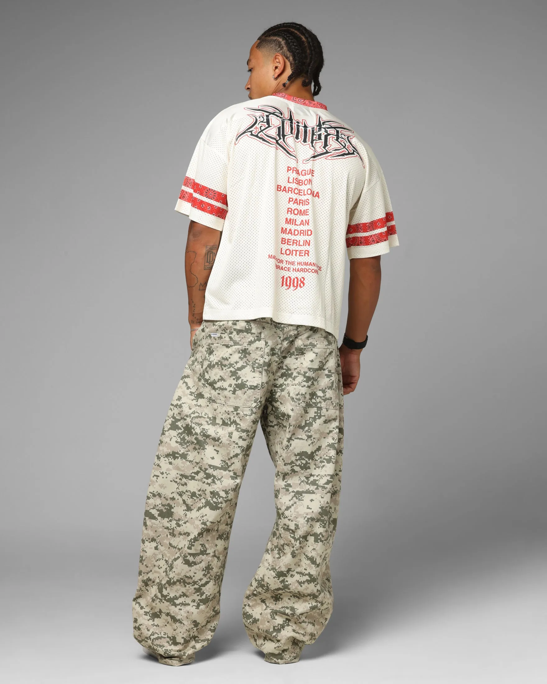 Loiter Hardcore Jersey Off White/Red sold by Culture Kings product image thumbnail 4