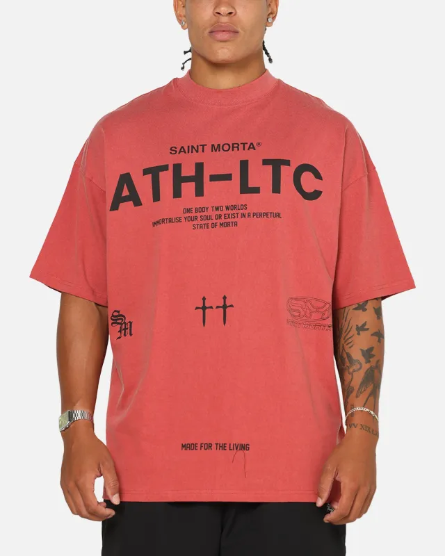 Saint Morta Athletc T-Shirt Pigment Washed sold by Culture Kings