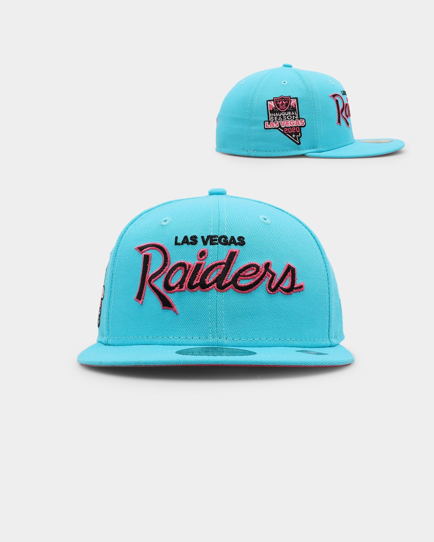 New Era Las Vegas Raiders 'Neon Vice' 59FIFTY Fitted Neon Blue sold by Culture Kings