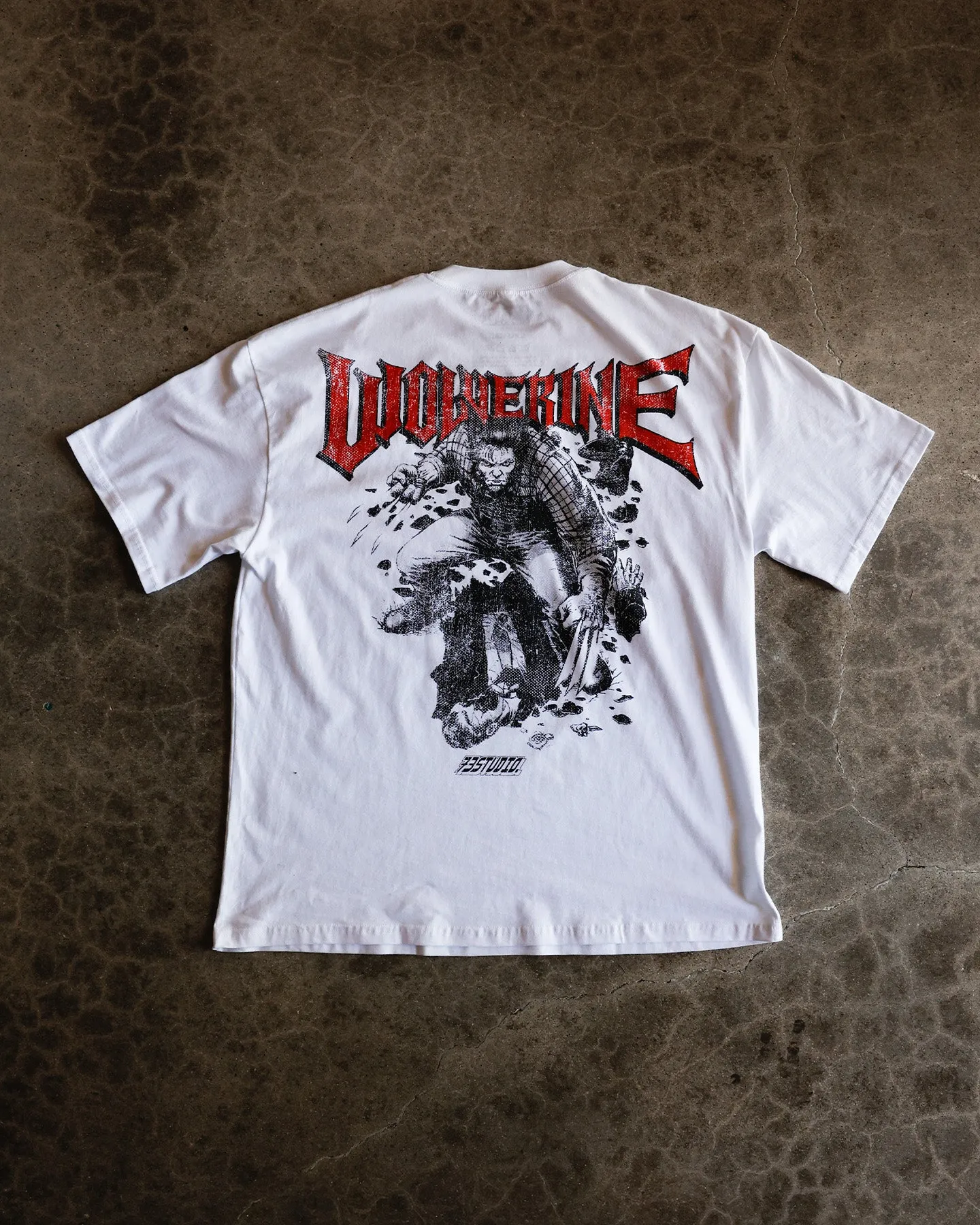 73Studio Marvel X-Men Wolverine Vintage T-Shirt White sold by Culture Kings product image thumbnail 2