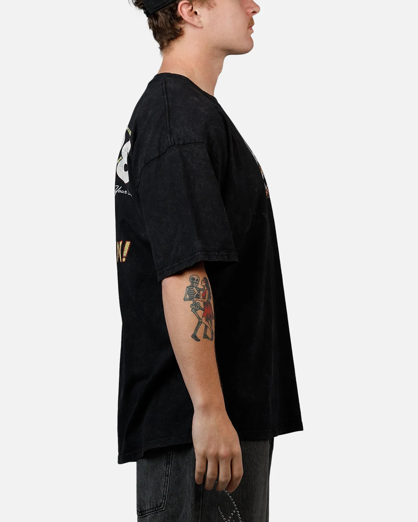 73Studio X Fallout: New Vegas Lucky 38 T-Shirt Black Acidwash sold by Culture Kings product image thumbnail 4