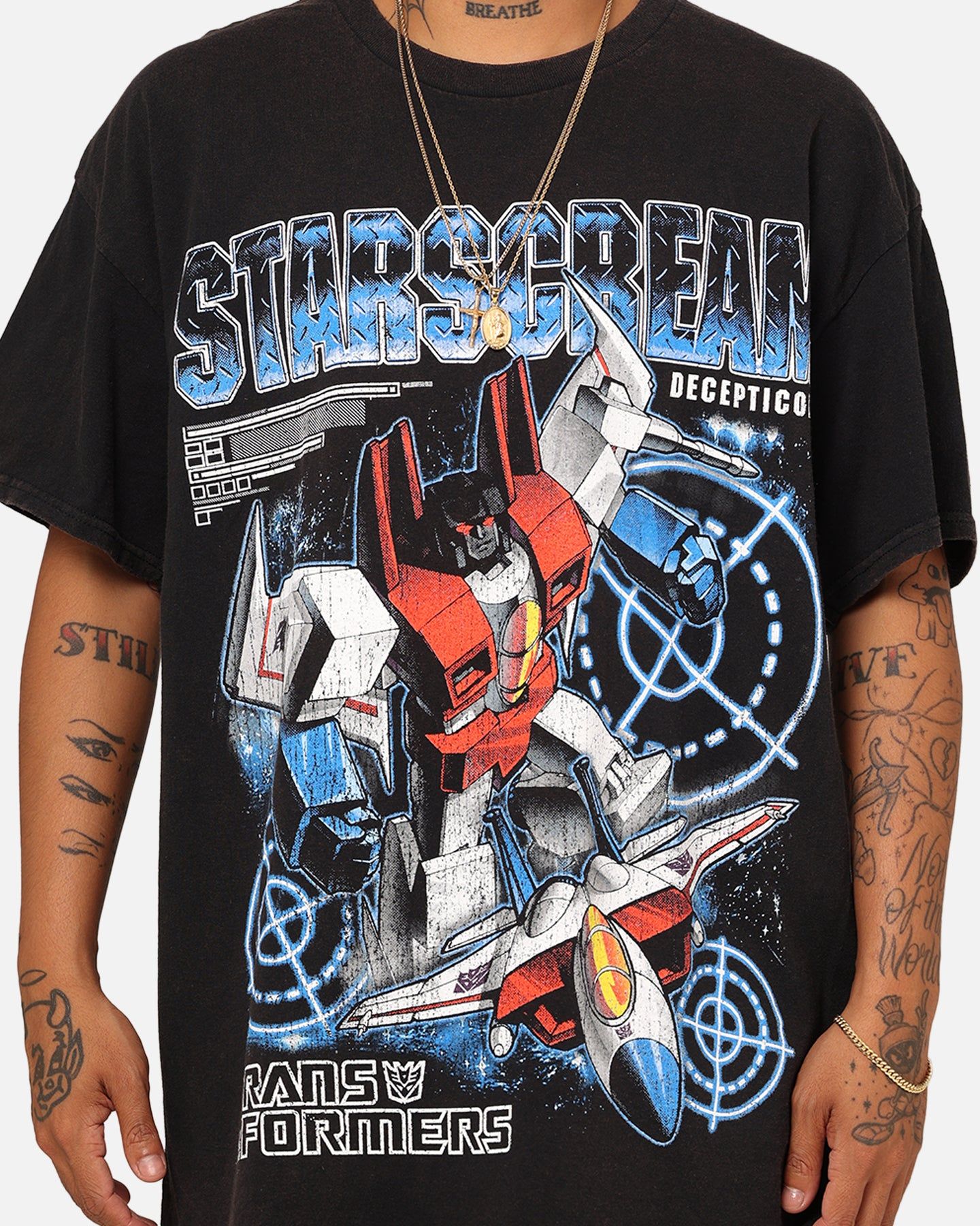 Goat Crew X Transformers Starscream Vintage T-Shirt Black Wash sold by Culture Kings product image thumbnail 3