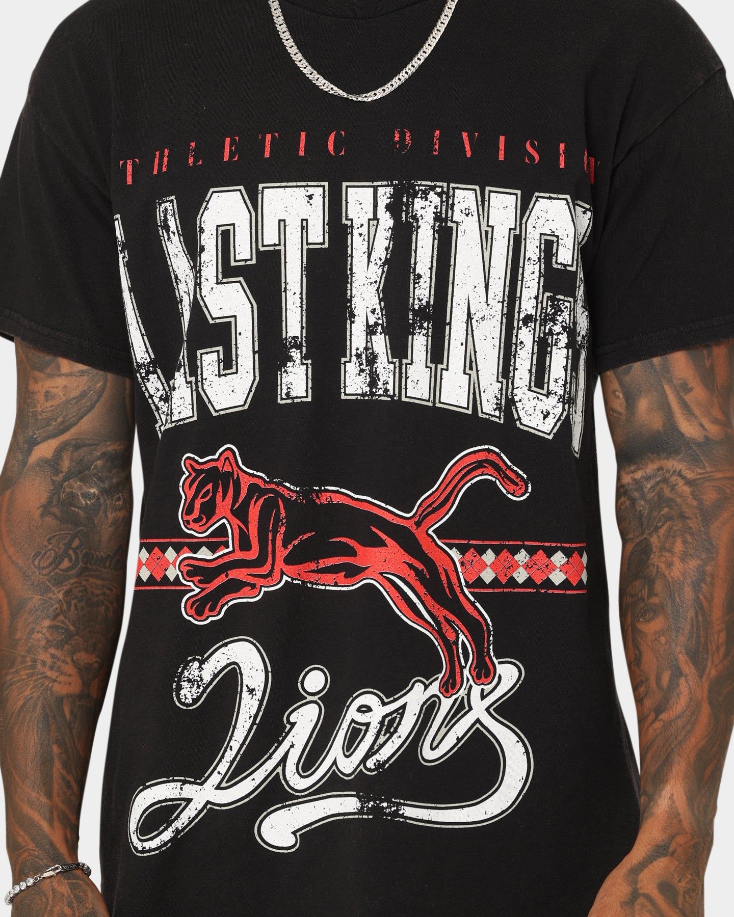 Last Kings Lions Vintage T-Shirt Vintage Black sold by Culture Kings product image thumbnail 3