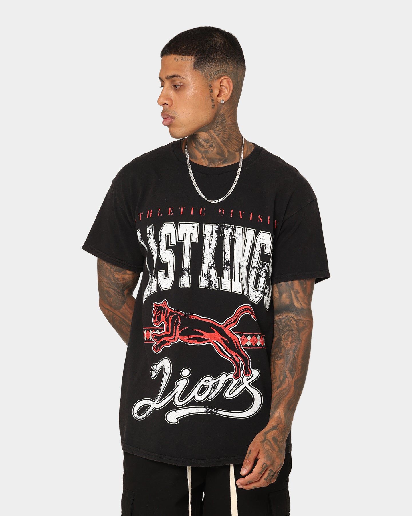 Last Kings Lions Vintage T-Shirt Vintage Black sold by Culture Kings product image thumbnail 6